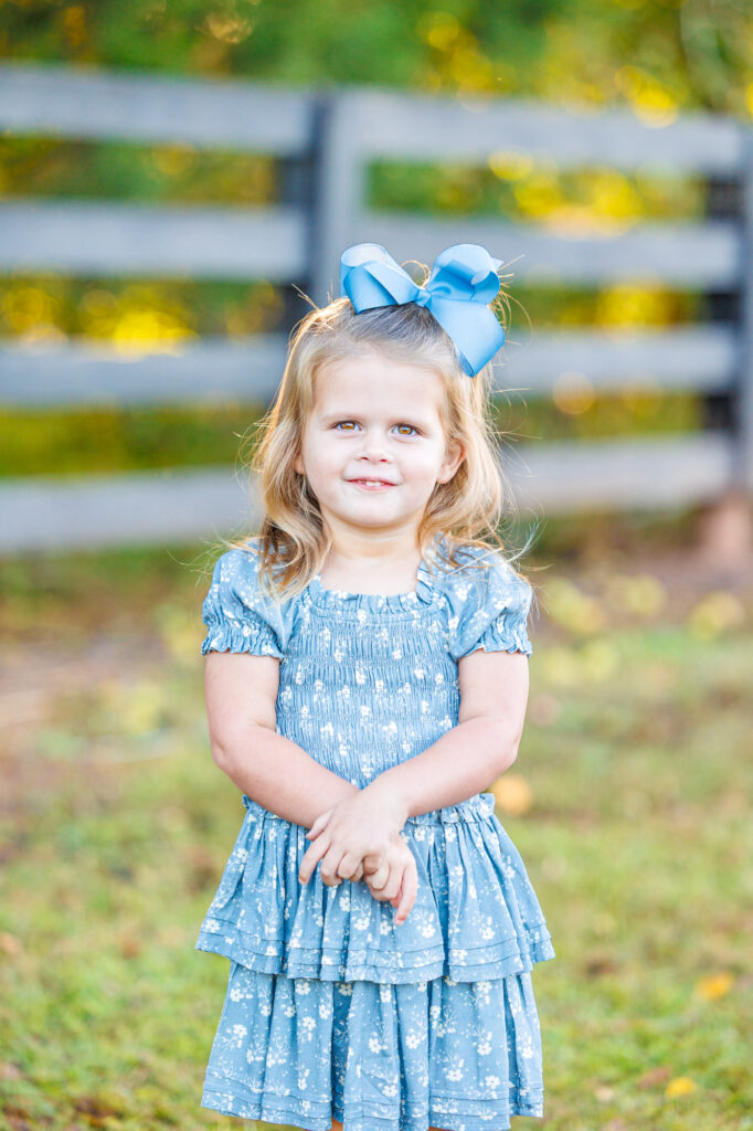 golden hour family session at Sugg Farm