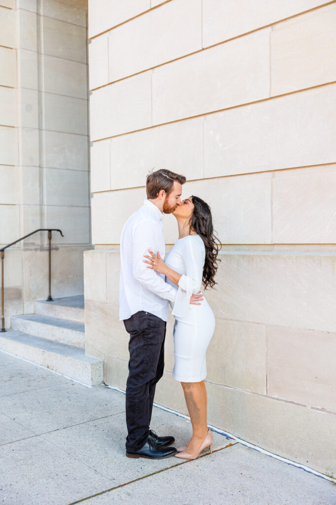 downtown wilmington engagement session