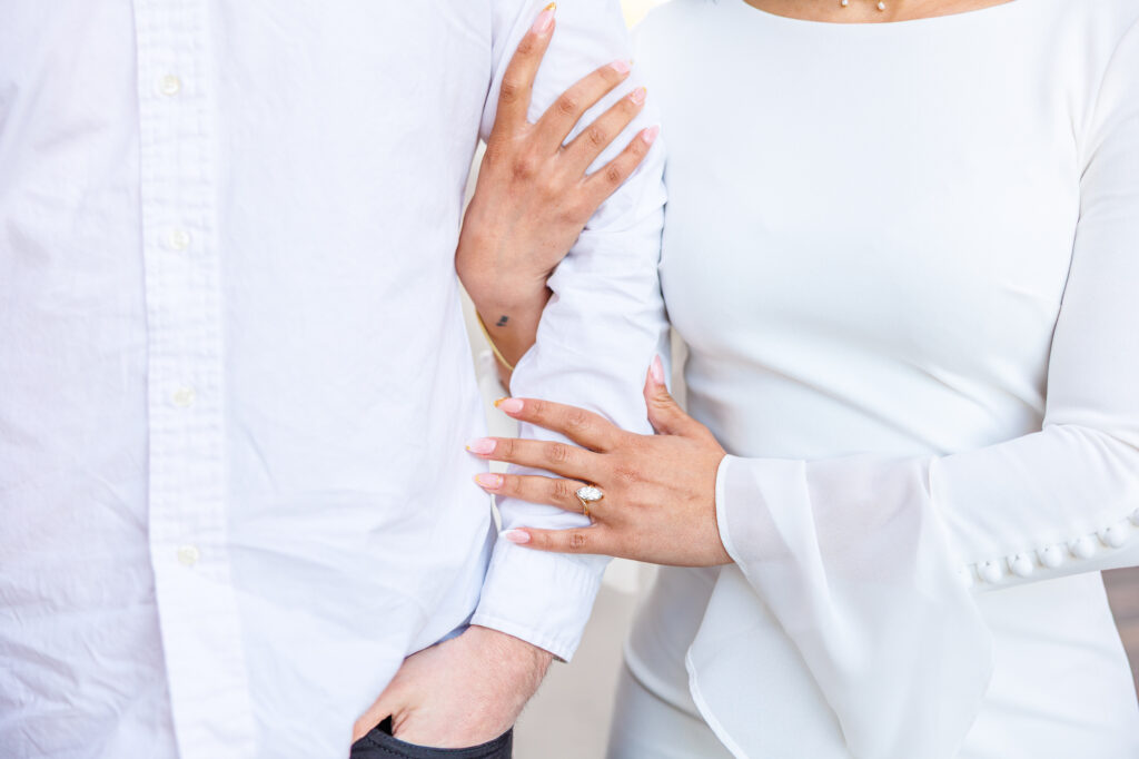 downtown wilmington engagement session