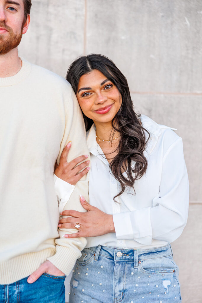 downtown wilmington engagement session