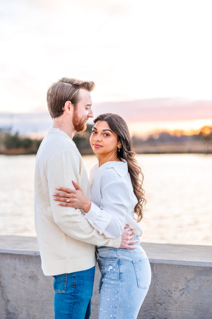 downtown wilmington engagement session