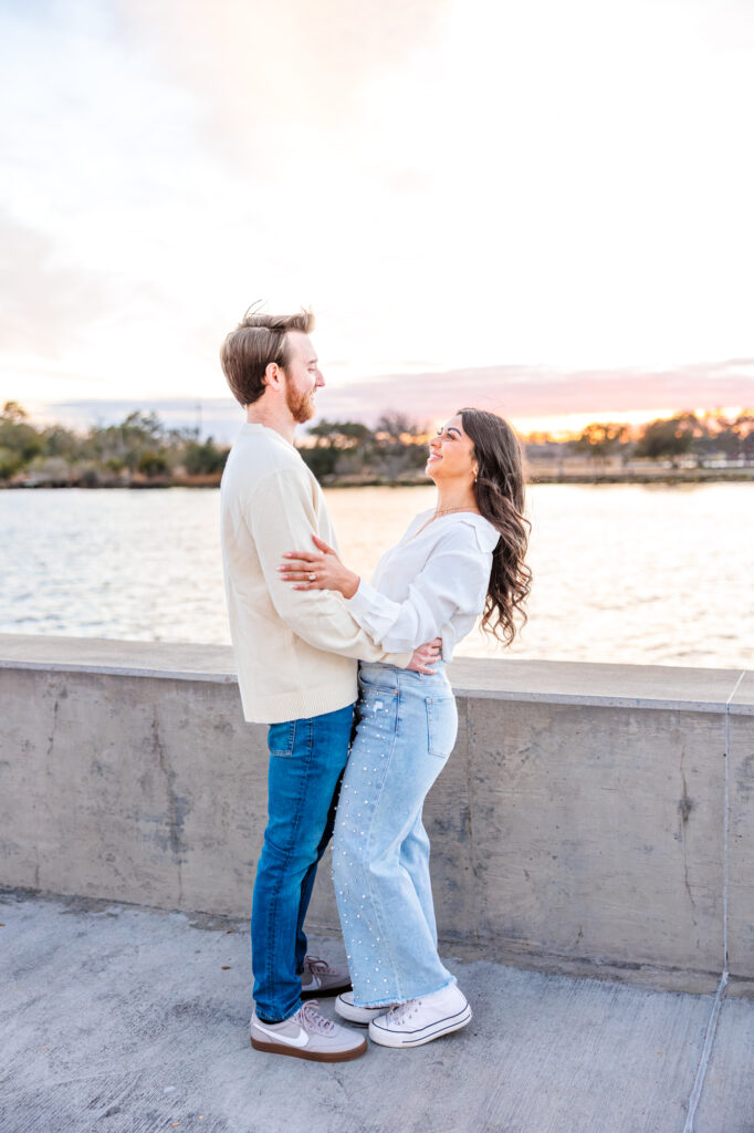 downtown wilmington engagement session