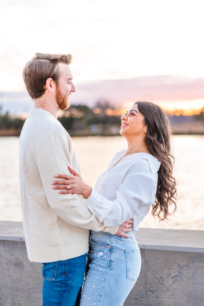 downtown wilmington engagement session