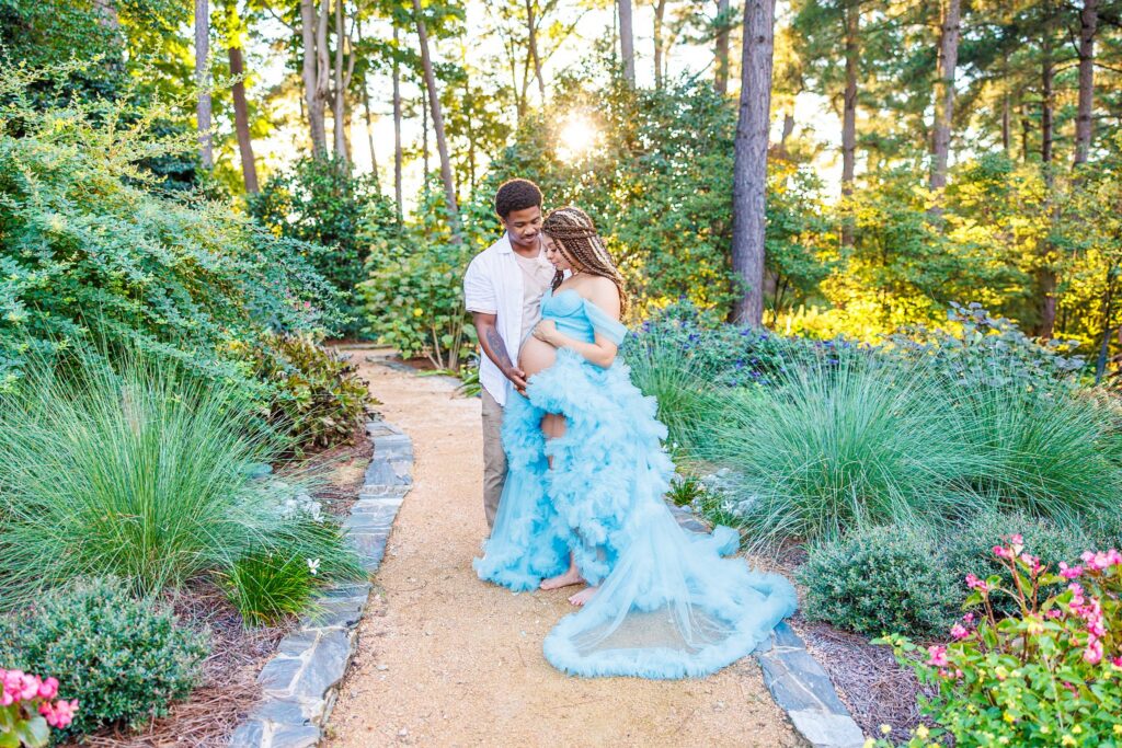 WRAL Azalea Garden Maternity Session Raleigh North Carolina Maternity Photographer