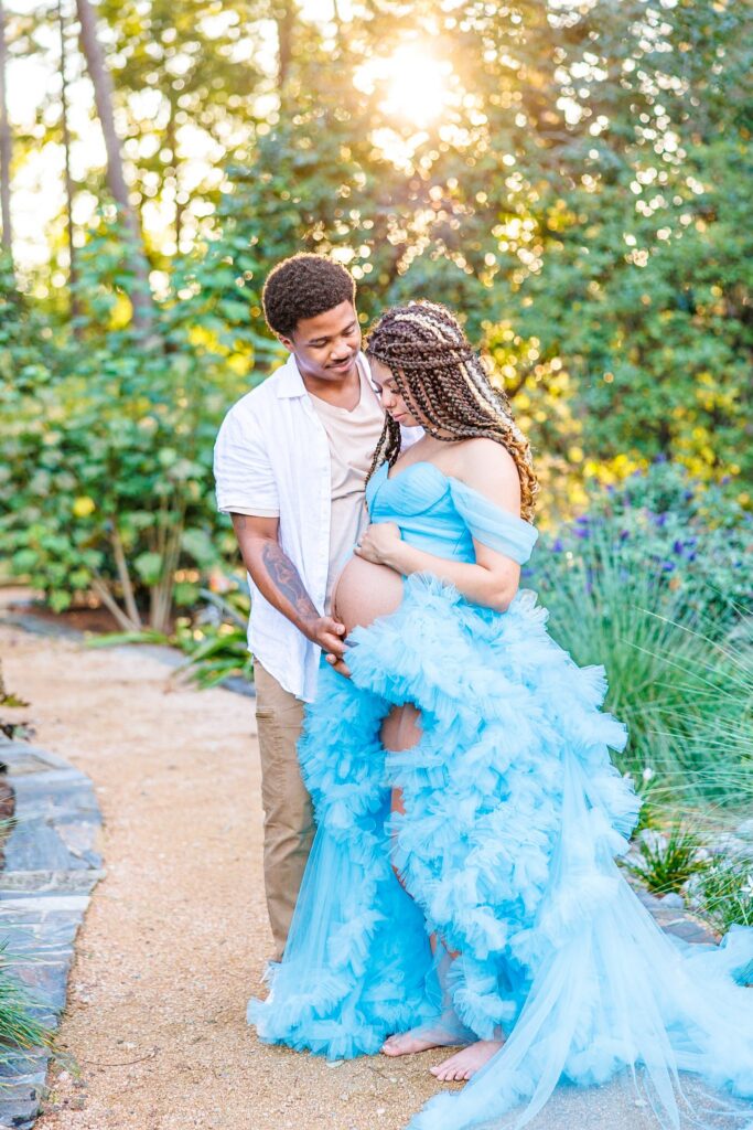WRAL Azalea Garden Maternity Session Raleigh North Carolina Maternity Photographer