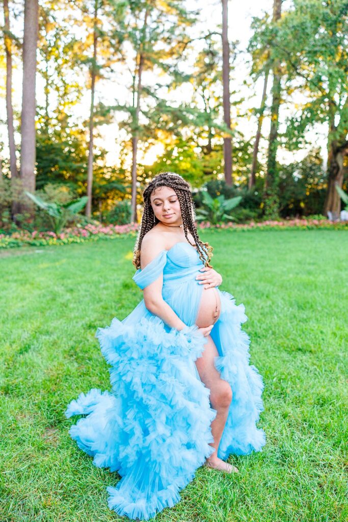 WRAL Azalea Garden Maternity Session Raleigh North Carolina Maternity Photographer