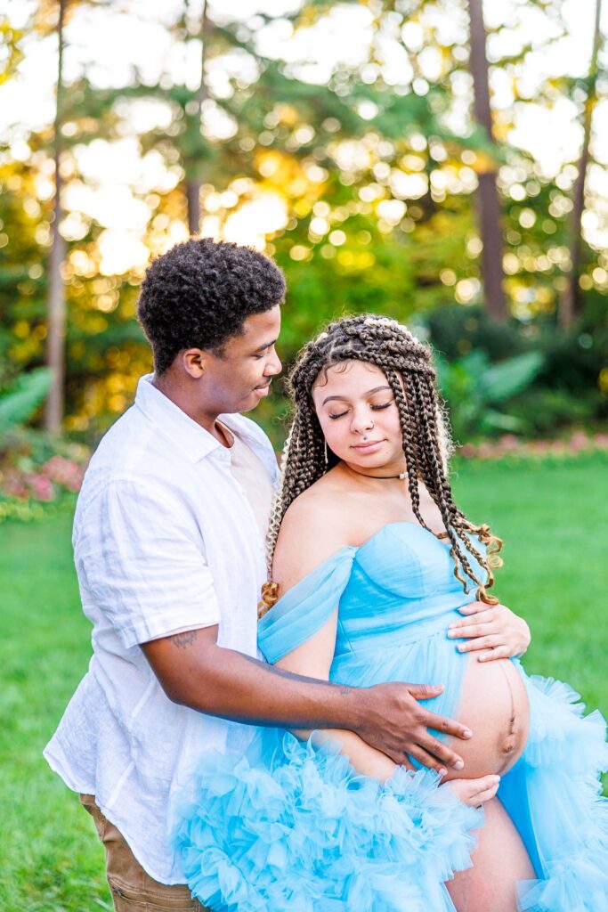 WRAL Azalea Garden Maternity Session Raleigh North Carolina Maternity Photographer