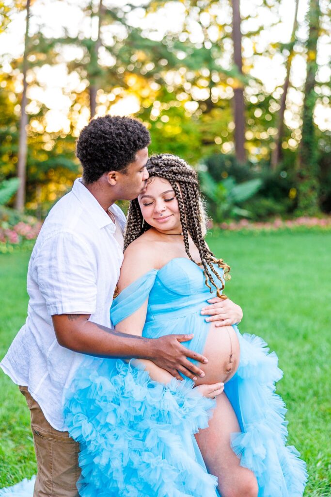 WRAL Azalea Garden Maternity Session Raleigh North Carolina Maternity Photographer