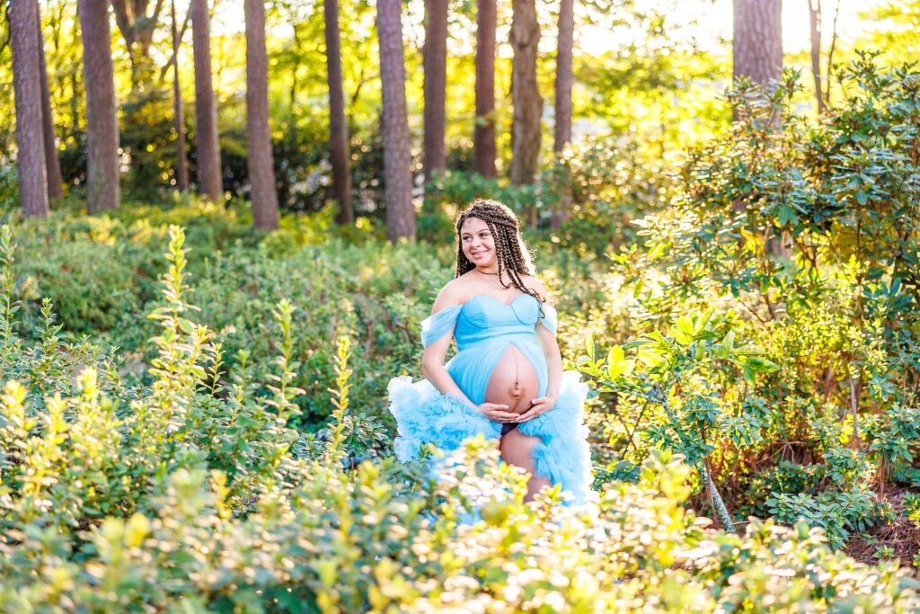 WRAL Azalea Garden Maternity Session Raleigh North Carolina Maternity Photographer