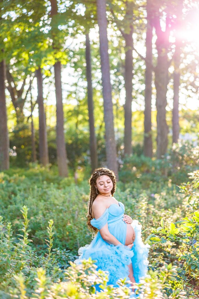 WRAL Azalea Garden Maternity Session Raleigh North Carolina Maternity Photographer