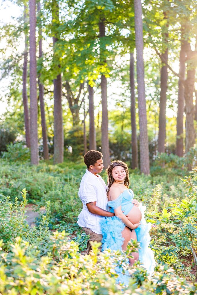 WRAL Azalea Garden Maternity Session Raleigh North Carolina Maternity Photographer