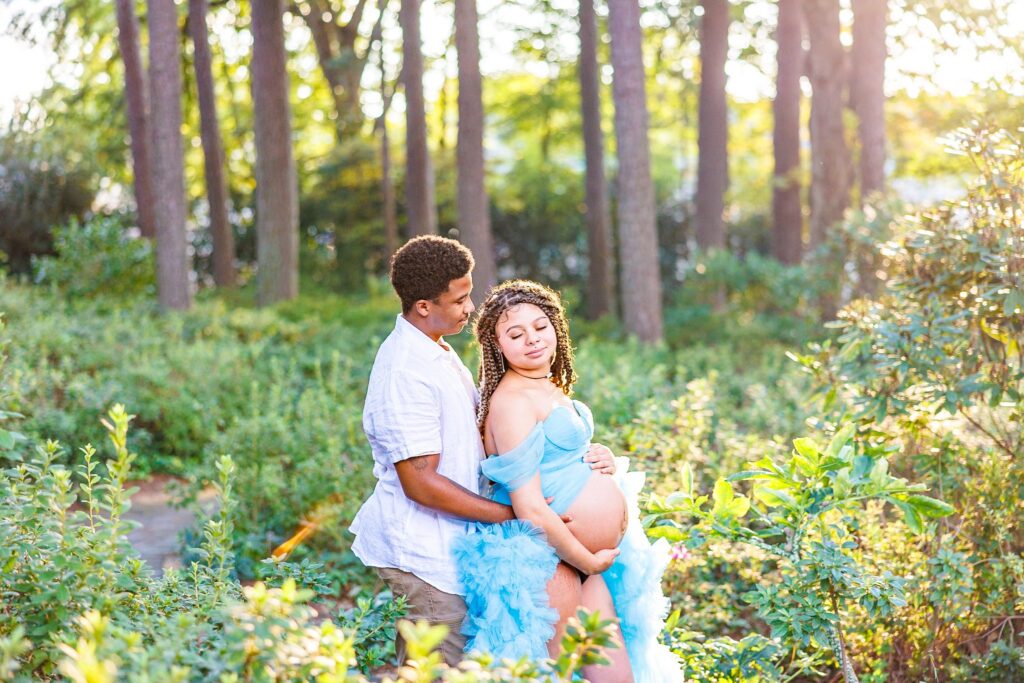 WRAL Azalea Garden Maternity Session Raleigh North Carolina Maternity Photographer
