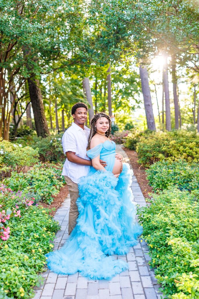 WRAL Azalea Garden Maternity Session Raleigh North Carolina Maternity Photographer