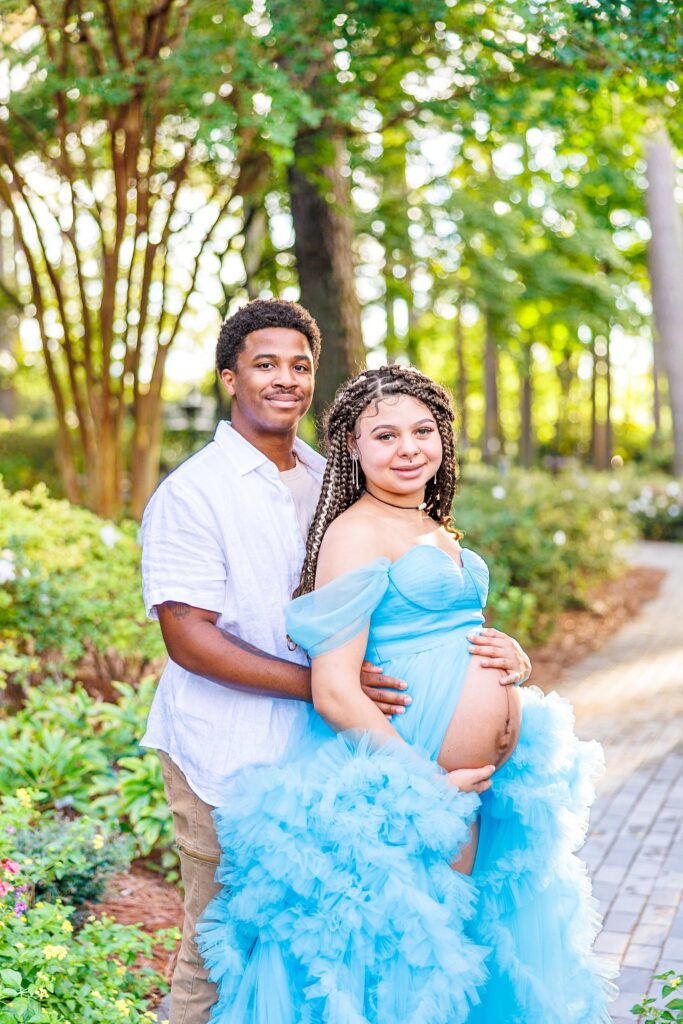 WRAL Azalea Garden Maternity Session Raleigh North Carolina Maternity Photographer