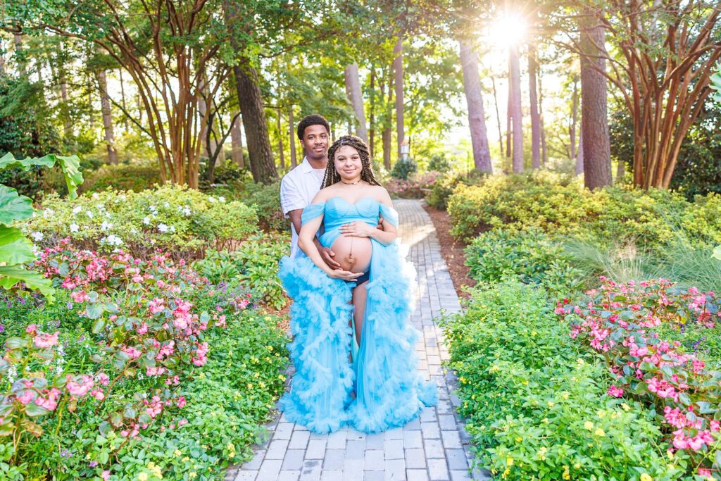 WRAL Azalea Garden Maternity Session Raleigh North Carolina Maternity Photographer