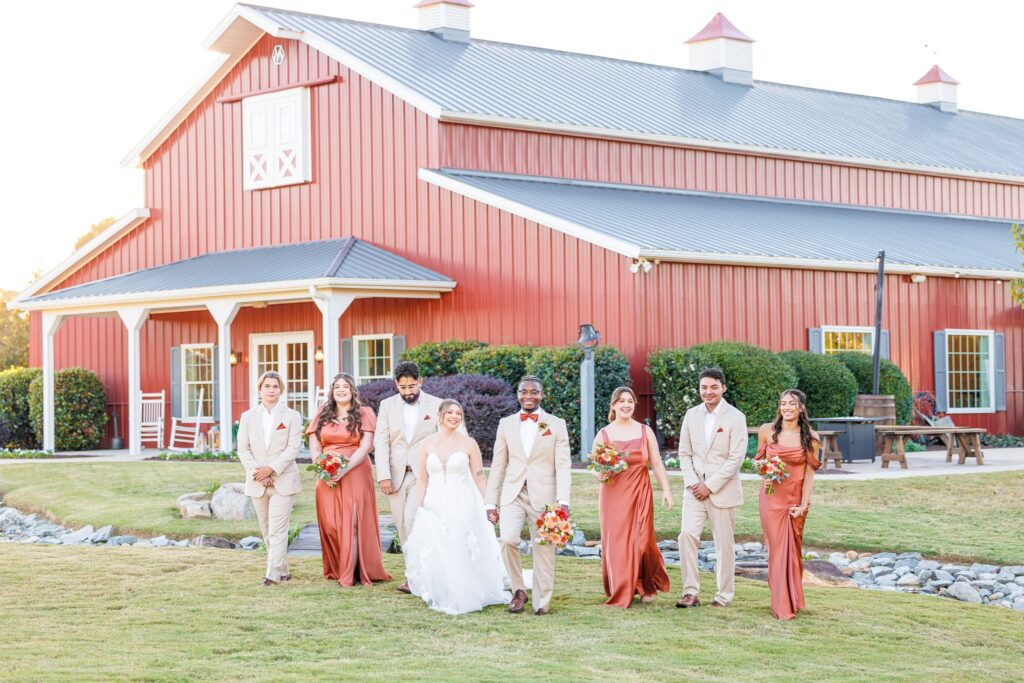 fall wedding at carrollock farms raleigh north carolina wedding photographer
