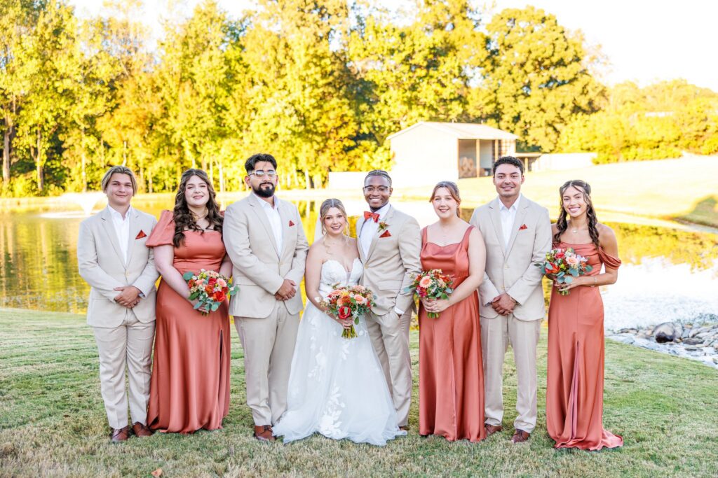 fall wedding at carrollock farms raleigh north carolina wedding photographer