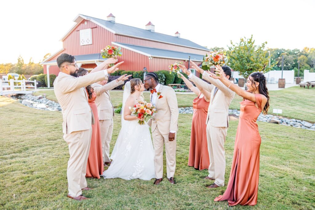 fall wedding at carrollock farms raleigh north carolina wedding photographer